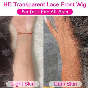 Transparent Hd Lace Wig Shake And Go Loose Deep Wave Human Hair T Part Lace Wig Pre Plucked Realistic Look - Image 6