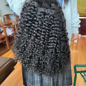 300% High Density 13x4 Lace Front Wig Curly HD Transparent Lace Frontal 12A Cambodian Human Hair Kinky Curly Wigs For Black Women with Baby Hair - Image 3