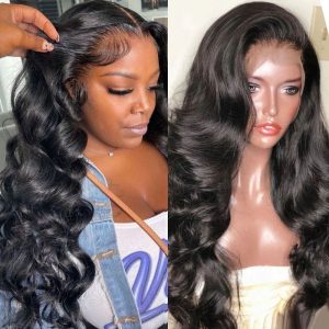 13x4 Body Wave 12 A Vietnamese Human Hair Wigs Lace Front Wigs with Baby Hair Pre Plucked 180 Density Glueless for Black Women - Image 3