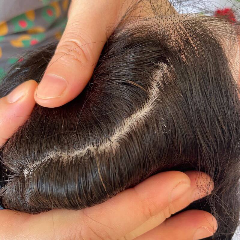 4X4 Silk Top Full Lace Wigs Human Hair Wigs Deep Wave 150% Density Pre-Plucked Natural Hairline For Women - Image 7