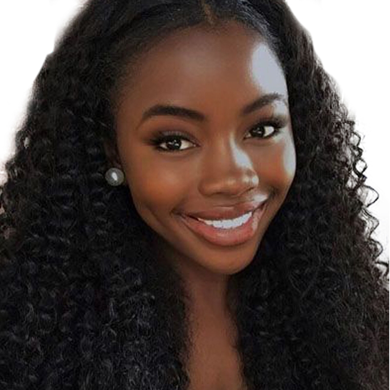Best Place To Buy Lace Front Wigs Natural Black Human Hair Bleached Knots Kinky Curly Brazilian Remy Hair Hidden Knots Pre Plucked Natural Hair Line