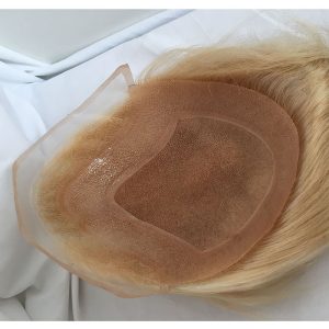Pwigs 100% European Virgin Human Hair Toupee for Men with Soft Thin Super Mono Lace 10" x 8" Straight hair pieces 4 Brown Color - Image 23