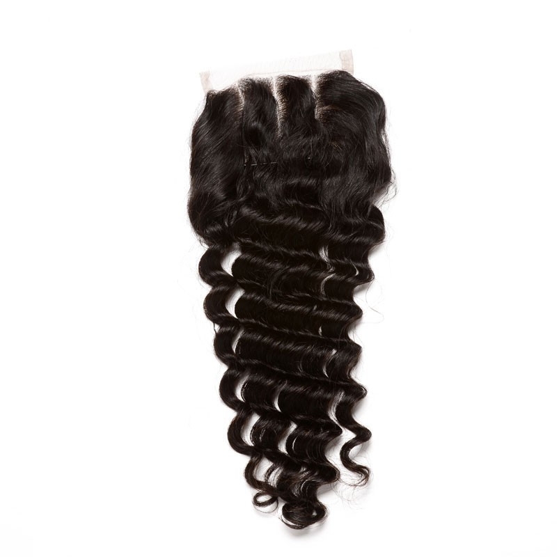 HD 4x4 Lace Closure Natural Color Loose Wave Brazalian Remy Hair Free Part Lace Closure 4x4 inch - Image 5