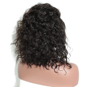 Short Bob Lace Front Human Hair Wigs 150% With Baby Hair Pre Plucked Wavy Brazilian Remy Hair Bleached Knots - Image 4