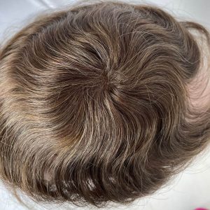 Side Or Back Hair Patches 8x8 cm Full Skin PU Base Toupee For Men Covering Bald Spots On Head Sides Or Back - Image 36