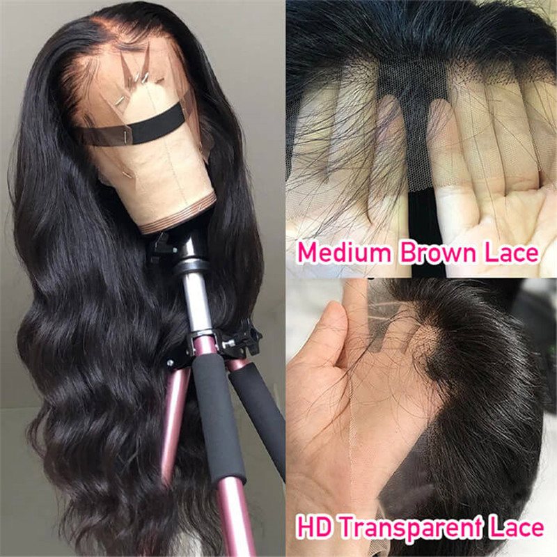 Body Wave Hd Invisible 13*6 Lace Front Human Hair Wigs Pre Plucked Brazilian Virgin Hair - Image 3