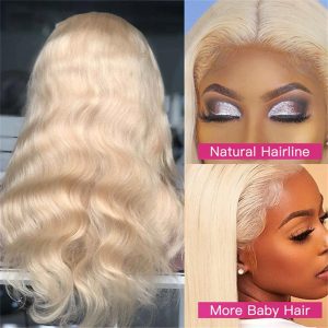 613 Honey Blonde Body Wave 13X6 Hd Lace Wigs Human Hair Wigs For Women Pre Plucked - Image 3