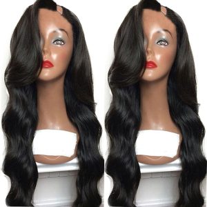 U Part Wig Brazilian Hair Loose Body Wave Hair Glueless U Part Real Human Hair Wigs For Natural Color - Image 3