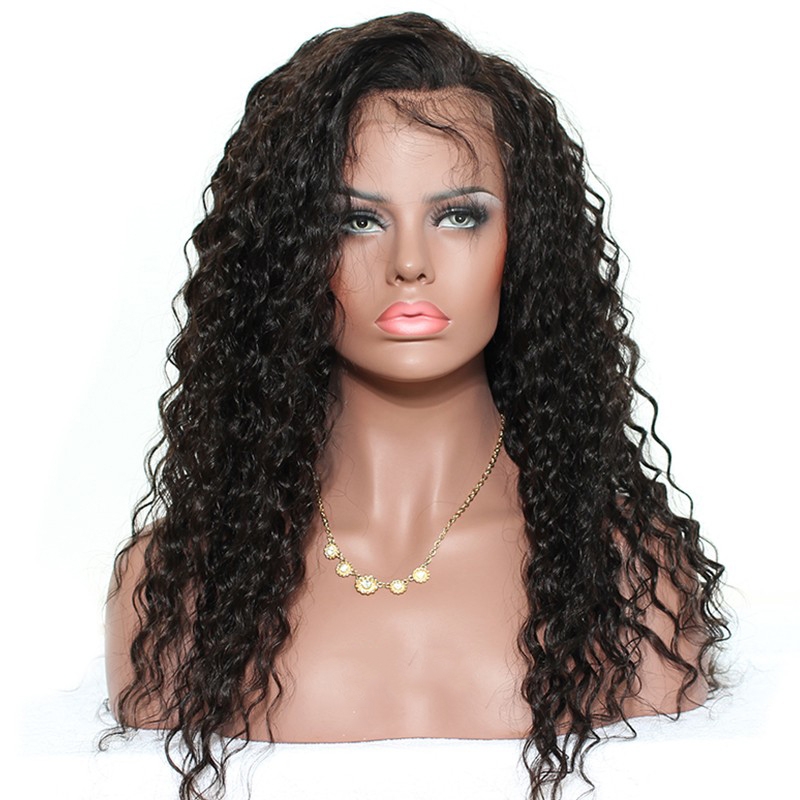 Wholesale Lace Front Wigs Unprocessed Natural Color Human Hair 250% Density Deep Wave Pre Plucked Lace Front Wig With Natural Baby Hair Bleached K - Image 4