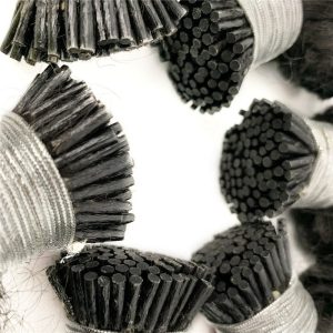 2 Tone Brazilian Virgin Hair Extension I Tip Customized Boxes Packaging Kinky Curly Human Hair I Tip - Image 6