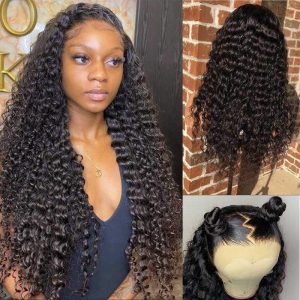Hd Lace Wigs 13*4 Frontal Wigs Skin Melt Transparent Human Hair Wigs Beauty Supply
