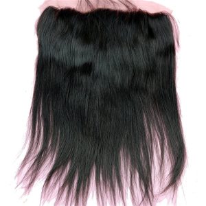 Alternative view of Full Brazilian HD Lace Frontal Closure 13x4 Front Head Size Frontal With Baby Hair Brazilian Straight