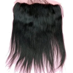 Alternative view of Full Brazilian HD Lace Frontal Closure 13x4 Front Head Size Frontal With Baby Hair Brazilian Straight