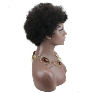 Straight Short Wig Brazilian Remy Human Hair 130% Density Short Full Wig for Women - Image 4
