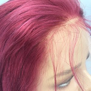 Red Color Malaysian Remy Hair Body Wave Lace Front Wig Bleached Knots 13X6 Cap Construction Human Hair Wigs 130% Density BURG Hair Color - Image 6