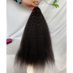 200pc/Lot Kinky Straight Feather Line Hair Extensions 100% Human Hair Extensions Long  18-24inch Feather Hair Extensions - Image 9