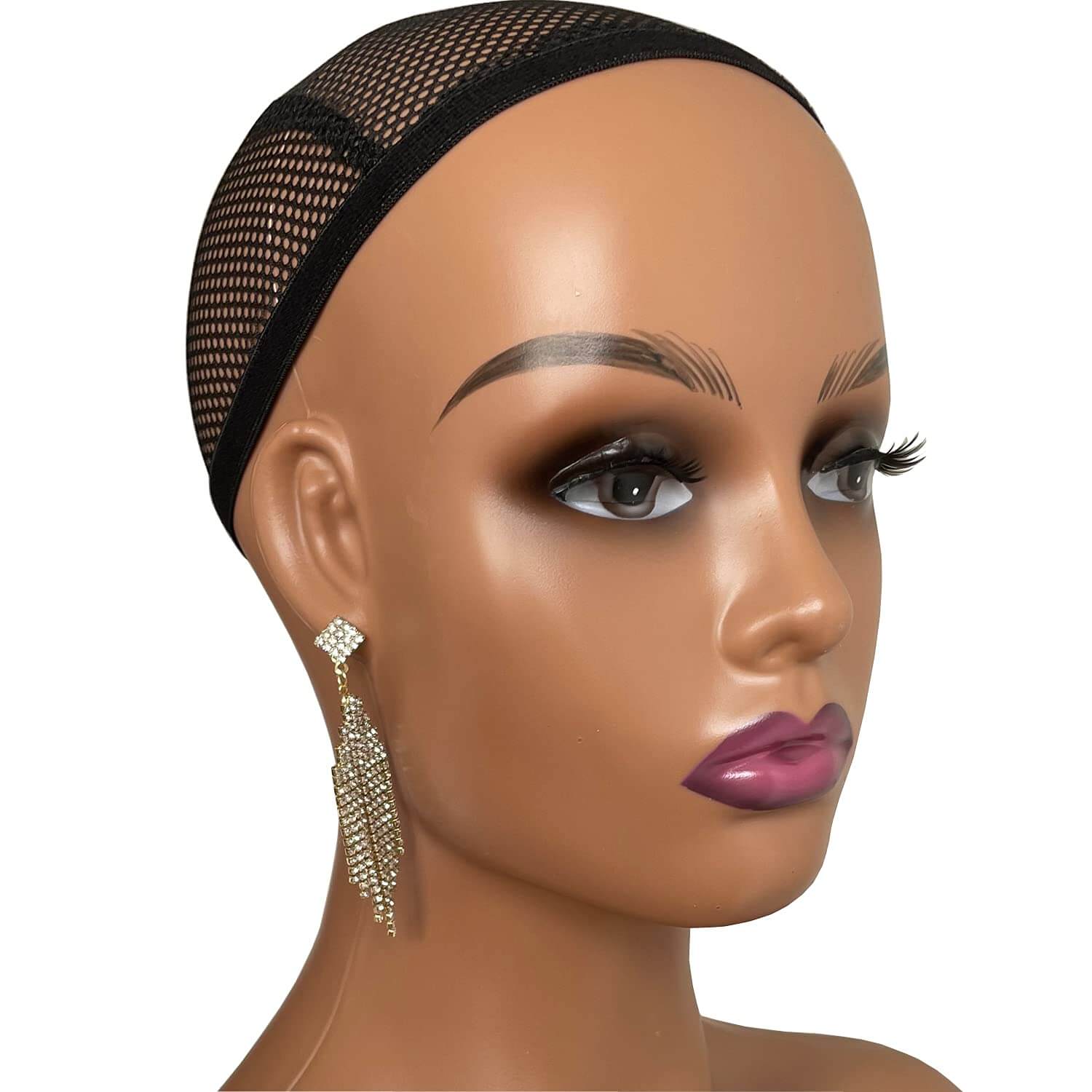 PWig Mannequin Heads 3Colors Bust Female Realistic Manikin Head with Face and Shoulders for Wigs Beauty Accessories Displaying - Image 8