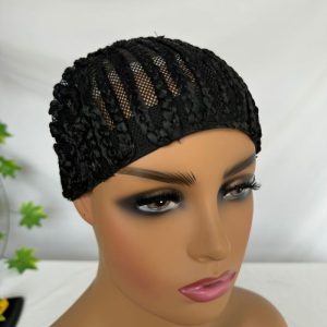 Cornrows Cap Synthetic Hair Braided Wig Caps Crotchet  For Easier Sew In Caps for Making - Image 3