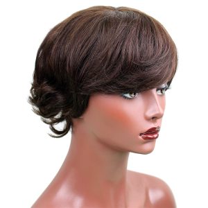 Remy Indian Hair Short Real Hair Wigs Human hair Wigs for Women - Image 4