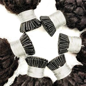 Wholesale Ombra Hair Extensions Russian Human Hair Ponytail I-Tip Virgin 3B 3C Kinky Curly I Tip - Image 6