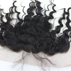13x6 Lace Frontal Closure Ear to Ear Free Part Loose Wavy Malaysia Human Hair Full Lace Closure Bleached Knots with Baby Hair Natural Color (22 - Image 5
