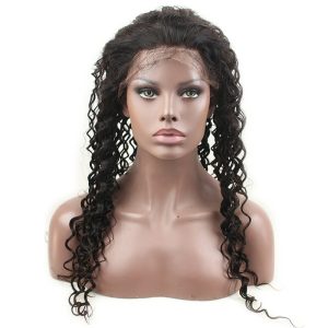 Lace Front Human Hair Wigs Unprocessed Brazilian Human Hair Deep Wave Glueless Full Lace Wig for Black Women - Image 2
