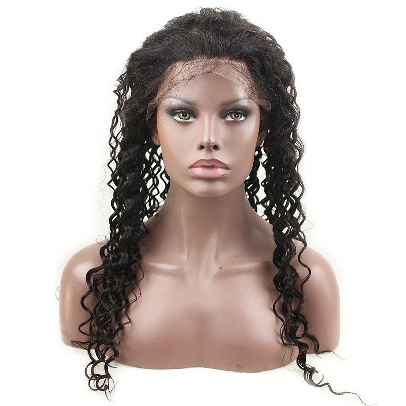 Lace Front Human Hair Wigs Unprocessed Brazilian Human Hair Deep Wave Glueless Full Lace Wig for Black Women - Image 2