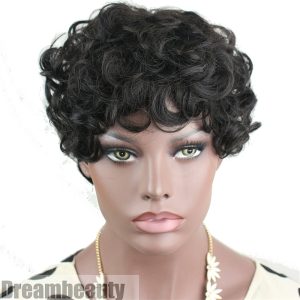 Brazilian Hair Full Wigs Short Curly Wigs Low Price Wig - Image 2