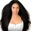 360 Lace Wigs Kinky Straight Brazilian Human Hair 180% Density Human Hair Wig With Baby Hair Around Pre Plucked