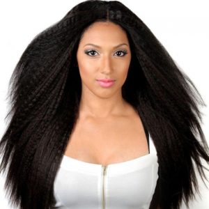 360 Lace Wigs Kinky Straight Brazilian Human Hair 180% Density Human Hair Wig With Baby Hair Around Pre Plucked