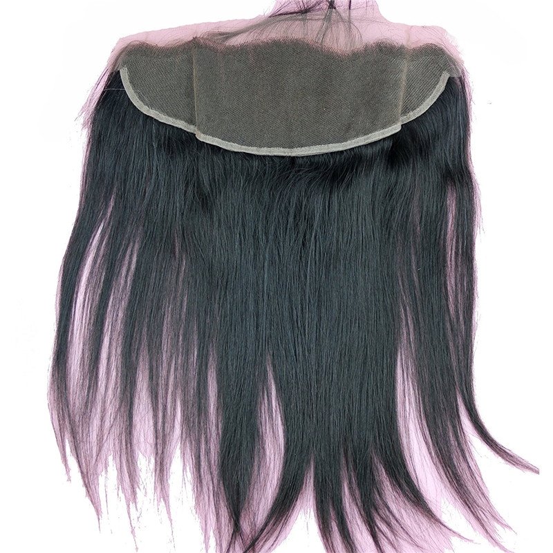Malaysian Human Hair Bleached Knots Lace Frontals Closure 13x4 Straight Swiss Lace Unprocessed Hair 14inch - Image 5