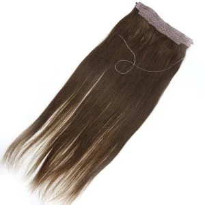 Alternative view of Brazilian Human Hair Flip Hair Extension Color #4 Flip In Hair Extension Straight Hair