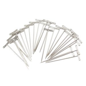 Alternative view of 50pcs of One Plastic Box Steel T Pins for Making Wigs 2 inch Sliver Color