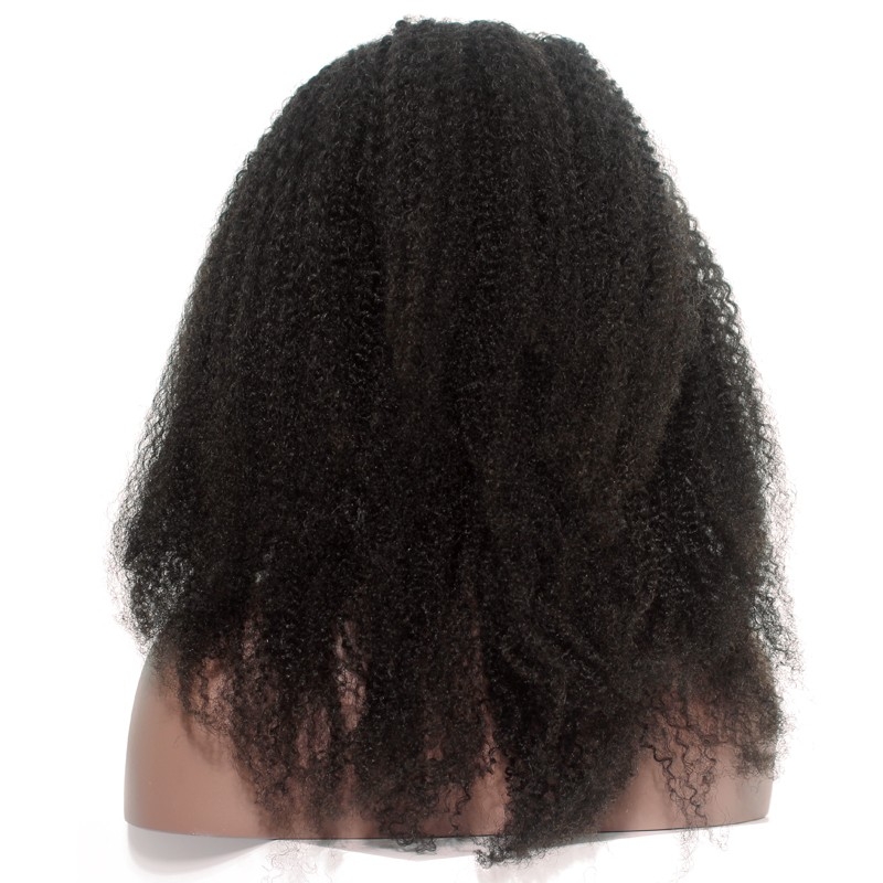 Curly Lace Front Wigs Human Hair 250% Density Lace Front Wigs Natural Color Afro Kinky Curly Remy Hair 18inch - Image 3