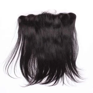 Hair Ear To Ear Lace Frontal Closure Silky Straight Malaysia Remy Hair Lace Frontal Closure 13x4 inchs Natural Color
