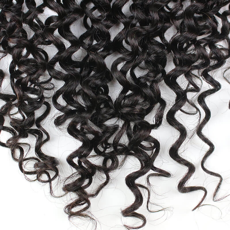 13x6 Curly Brazilian Human Hair Lace Frontal Closures Ear To Ear Bleached Knots With Baby Hair Natural Color - Image 5