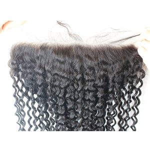 13x6 Lace Frontal Closure Deep Wave Ear to Ear Free Part 130% Density Peruvian Human Hair Full Lace Closure Bleached Knots with Baby Hair Natur - Image 3