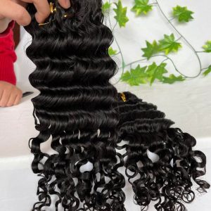 Burmese Curl Indian Virgin Pwigs Human Hair Bundles Weft Hair Weave Bundles 10A Hair Curly Human Hair Extensions - Image 5