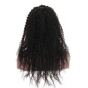 Alternative view of 13x6 Lace Front Human Hair Wigs For Women Natural Black Pre Plucked Full 250 Density Brazilian Curly Human Hair Wig Hidden Knots