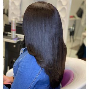 Coarse Yaki Straight I Tip Hair Extensions Textured Straight I Tip Microlinks For Women Brazilian Virgin Hair Pwigs - Image 3