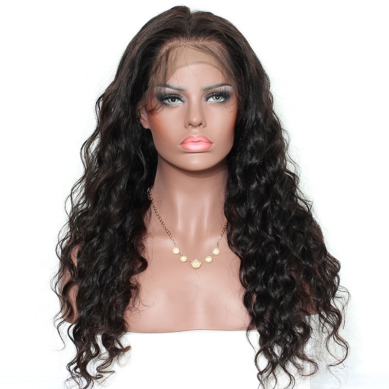 human hair wig stores Pre-Plucked Natural Hair Line 150% Density Wigs Loose Wave Lace Front Ponytail Wigs - Image 2