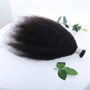Double Drawn 100 Cuticle Remy Virgin Nano Ring U/I/Flat Tip Keratin Hair Extensions