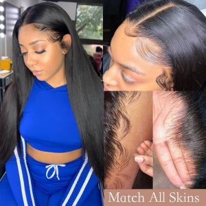 HD Lace Wigs Realistic Straight 13*6 Lace Front Wigs Transparent Lace Wigs - Image 3