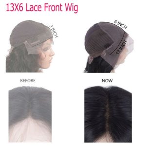 Kinky Curly Brazilian Lace Frontal Wig With Baby Hairs 13x6 Lace Frontal Best Human Curly Deep Part Glueless Lace Front Wigs Remy Hair 130 Density - Image 3
