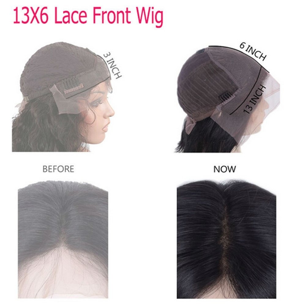Kinky Curly Brazilian Lace Frontal Wig With Baby Hairs 13x6 Lace Frontal Best Human Curly Deep Part Glueless Lace Front Wigs Remy Hair 130 Density - Image 3