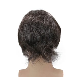 Hair Hairpieces for Men 10×8 inch Thin Skin Hair Replacement System Monofilament Net Base Men's Toupee Color 420 - Image 4