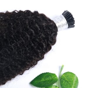 Wholesale Large Stock Raw Virgin Human Hair I Tip Hair Extensions Kinky Curly I Tip Hair Extensions - Image 3