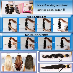 Brazilian Remy Hair Extensions Hair Factory Permanent Hair Extensions 100g/pc Bundles of Weave Body Wave (1 PC) - Image 4