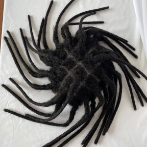 8 Inch 8x10 Transparent Full Swiss Lace Base Afro Dreadlock Extensions Toupee For Men Extensions Human Hair Dreadlock Hairpieces Replacement System - Image 6