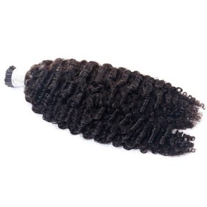 Alternative view of Cambodian Soft Kinky Curly I Tip I Tip Kinky Curly Raw 3B Kinky Curly I Tip
